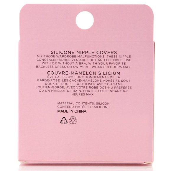 Silicone Heart Shaped Nipple Covers Nude - Picture 6 of 7